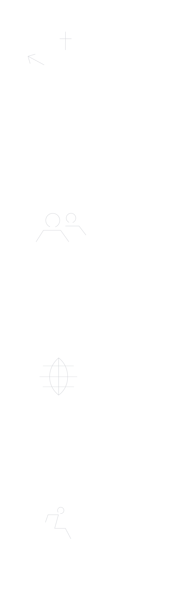Fincantieri | Persone - Diversità, Equità e Inclusione: Quattro icone minimaliste a tema diversità, corredate da testi italiani come “Diversità di genere”, “Diversità generazionale”, “Diversità culturale” e “Inclusione disabilità”, rappresentate con forme geometriche e simboli dedicati.