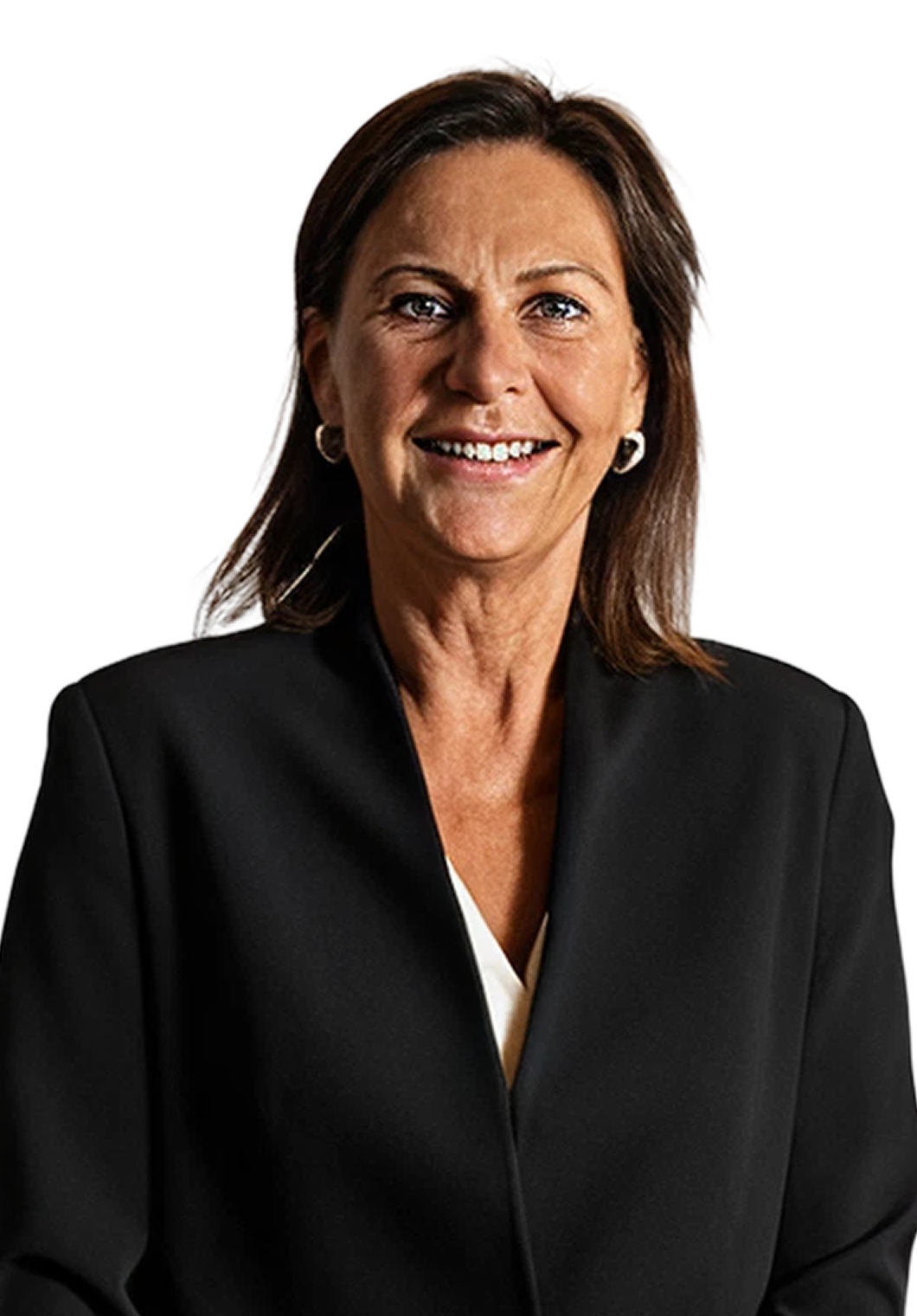 Fincantieri | Group - Governance and Ethics - Corporate bodies and Management - Board of Statutory Auditors - Gabriella Chersicla: A woman in a suit looks at the camera. She has long, brown hair.