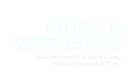 Fincantieri | Sustainability - Responsible Culture: UN Women logo with United Nations emblem and the text 'United Nations Entity for Gender Equality and the Empowerment of Women', minimalist graphics with white text on a transparent background.