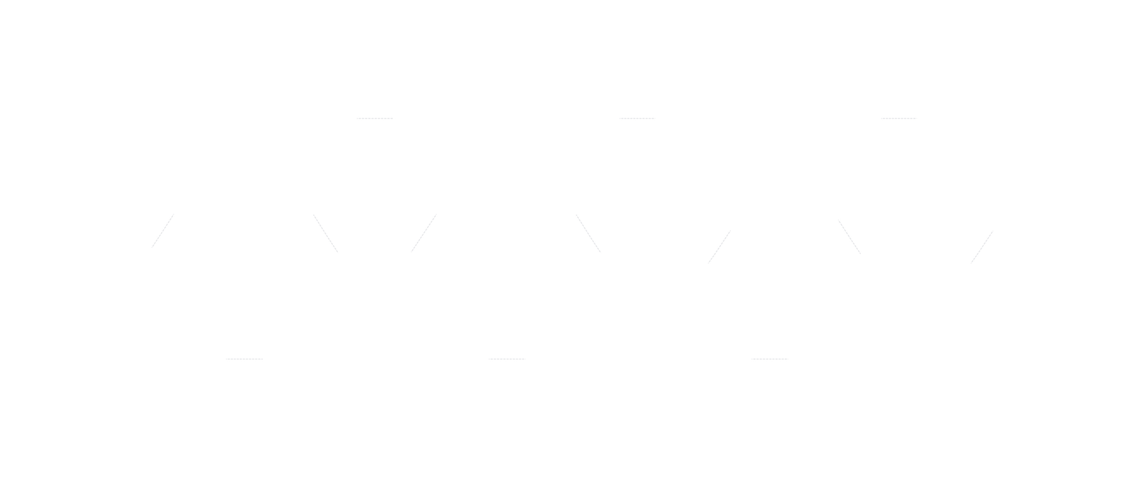 Fincantieri | People - Organizational Well-being: Monochromatic infographic with connected hexagons, texts such as “Education,” “Healthcare,” “Ethnolinguistic Culture,” minimalist white design on a transparent background.